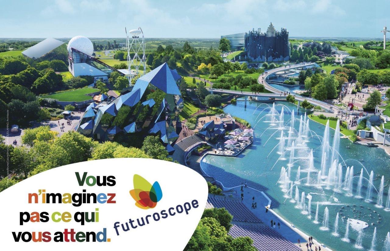 Loveyou Villalunoterie Futuroscope Piscine Spa 4Pers Oyre Kültér fotó